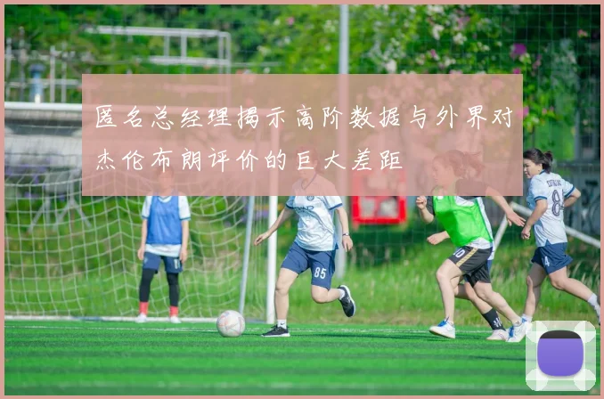 匿名总经理揭示高阶数据与外界对杰伦布朗评价的巨大差距